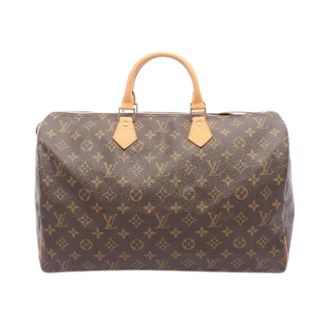 Louis Vuitton Pre-owned Speedy 40 Monogram Lederen Handtas - Dames - Pre-owned - Bruin - Maat: ONE Size Leer