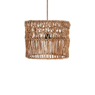 Bazar Bizar L&aacute;mpara techo hoja de pl&aacute;tano 30x26