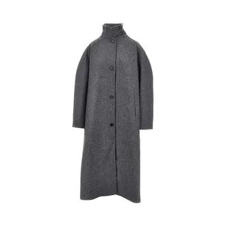Jil Sander Double wool oversized coat Woman 40