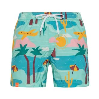 Sun 68 Ba&ntilde;ador con estampado Fantasia - Swimwear - Hombre - Verde - S