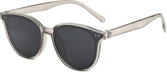 Generic Mens Vacation Commuter Sunglasses Outdoor Women Driving Sports Sun Glasses(Grey)