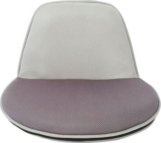 Mobili Rebecca Mobili Rebecca - Rebecca Mobili Silla Plegable de Meditación, Tela, Gris, 44x52x50