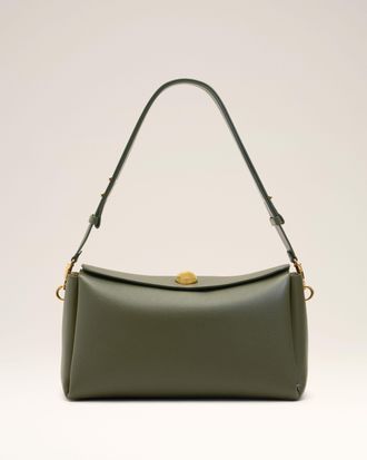 Ami Green Cow Leather Carrousel Medium Bag Green - OS - Unisex