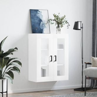 Berkfield Home Wall Mounted Cabinet White 69.5x34x90 cm