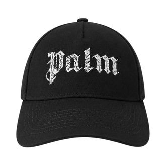 Palm Angels Klassieke Baseball Cap met Logo - unisex - Petten - Zwart - ONE Size - Katoen - Accessoires