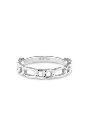 Devata Figaro Link Ring in Silver at Nordstrom Rack, Size 7