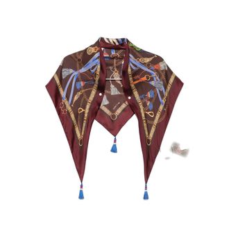 Etro Tassel-detail Chain-print Scarf