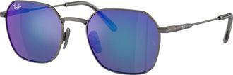 Ray-Ban RB8094 Jim Titanium Polarized 165/4L Mens Sunglasses Gunmetal Size 53