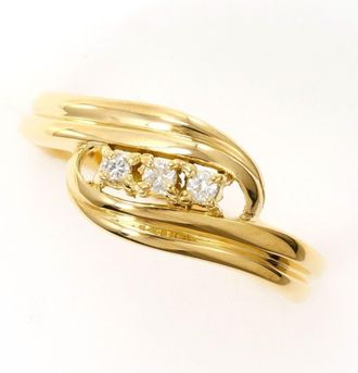 C&A Yellow Gold Yellow Gold (18K) Band Ring (Pre-Owned)