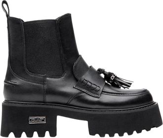 Cult Cher 4558 Enkellaarsjes - Dames - Chelseaboots - Zwart - 37 EU - Leer - Schoenen