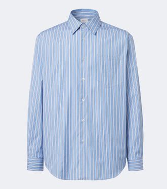 Saint Laurent Camicia in popeline di cotone a righe