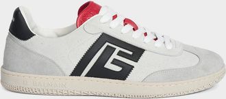 Balmain Men & apos;s Swan Suede & Leather Low-Top Sneakers