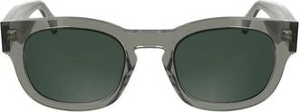Calvin Klein Ronde Zonnebril - Dames - Zonnebrillen - Grijs - ONE Size - Accessoires