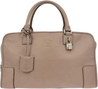 Loewe Pre-owned Handbags, female, Beige, Size: ONE SIZE Pre-owned Handbag
