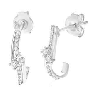Vir Jewels 1/6 cttw Lab Grown Diamond Dangle Earrings in Sterling Silver With Push Backs For Women