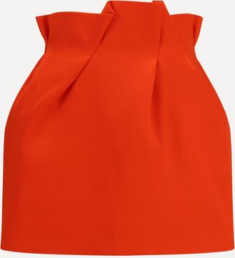 Magda Butrym Silk Mini Skirt with ruffled waist Female 36