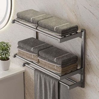 OEM Toallero De Pared De 3 Niveles, 50 Cm -crezuo