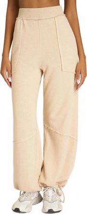 Bloomingdale's Mystic Parachute Terry Jogger In Mother Of Pearl