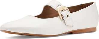 Naturalizer Cosmic Womens Flat Shoes Warm White Leather : 9.5 W (C), Leather/Suede/Synthetic