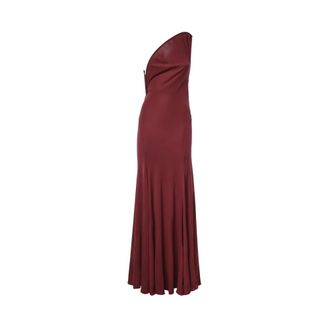 CHRISTOPHER ESBER Abito in jersey con fascia drappeggiata - - Dresses - Donna - Rosso - S