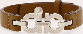 Ferragamo Men Double Gancini bracelet Yellow