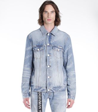 HVMAN Mk1 Denim Jacket In Acid Repeat