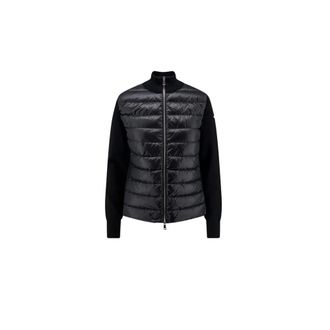 Moncler Cardigan Tricot - female - Moncler - Down Jackets - Black - L - Jackets