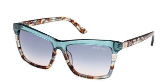 Guess GM00010 87W Womens Sunglasses Blue Size 57