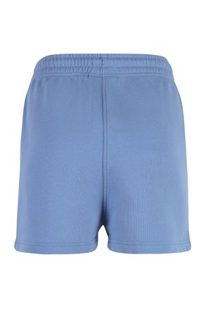 Maison Kitsun&eacute; Womens Cotton Shorts Light Blue