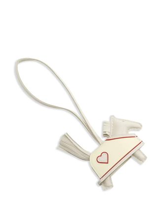 Herm&egrave;s PM Rodeo heart horse bag charm - Neutrals