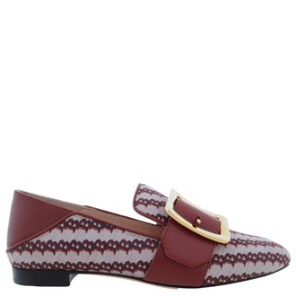 Bally Janelle Buckle Monogram Loafers