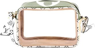 Louis Vuitton Beach Pouch Limited Edition Jungle Monogram Giant shoulder bag - Bianco