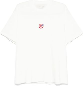 Alberto Bresci T-shirt con ricamo - Bianco