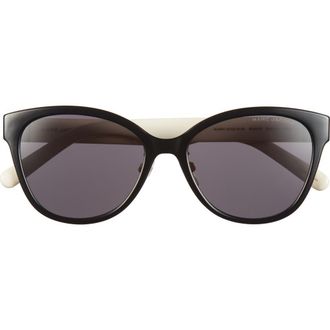 Marc Jacobs 55mm Gradient Cat Eye Sunglasses in Black White at Nordstrom Rack