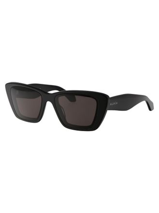 Alaia Womens Sunglasses Black Acetate Black-Black-Grey Black/black/grey