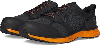 Timberland Reaxion Composite Safety Toe Mens Shoes Black/Orange-2024 New : 7.5 D - Medium, Textile