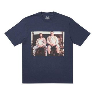 Palace Dude Round Neck Short Sleeve Unisex Blue P19TS017