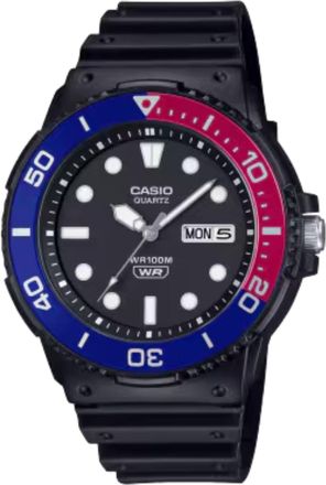 Casio Mens Black Analog Watch with Black Dial - MRW-230H-1E2VCF