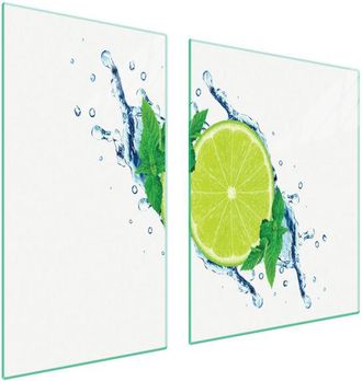 OEM Placa Protectora De Vidrio Para Estufa 90x52 Lim&oacute;n