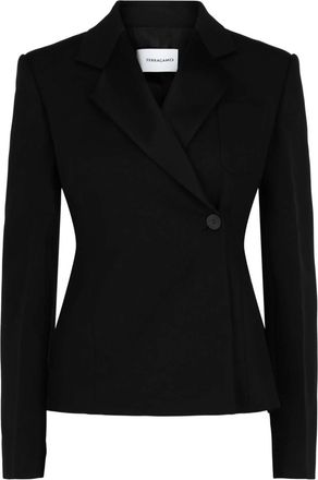Ferragamo Womens Tuxedo Jacket In Black