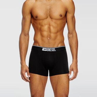 Diesel Three-pack of plain boxer briefs - Trunks - Man - Black