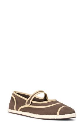 Staud Nora Espadrille Flat in Espresso at Nordstrom, Size 9.5Us