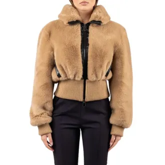 Pinko Pinko, Jassen, Dames, Beige, S, Blouson