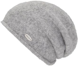 Chillouts Beanie CHILLOUTS Lino Hat, Damen, grau (light grau), Obermaterial: 78% Polyester, 12% Polyamid, 6% Wolle, 4% Elasthan, M&uuml;tzen Beanie
