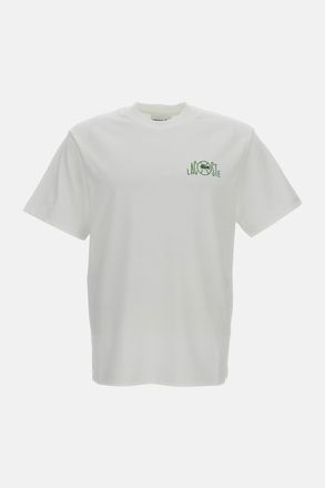 Lacoste Maglietta A Maniche Corte Con Stampa
