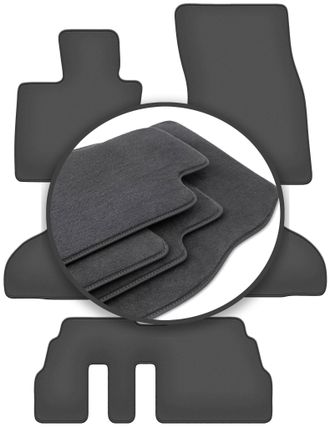 OEM Alfombrillas Premium Para Bmw X5 F15 7 Plazas (2013-)