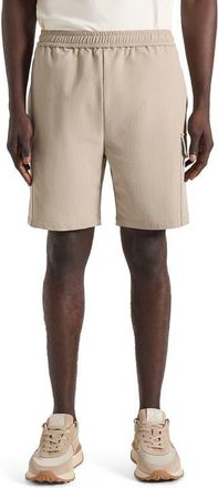 Mani&egrave;re De Voir Dimitri Technical Cargo Shorts in Taupe at Nordstrom, Size X-Large