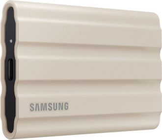 Samsung Disco Ssd Externo Samsung Port&aacute;til T7 Shield Mu Pe2t0k Eu Usb Type C 2 To Beige