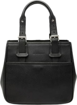 Burberry Pre-owned Vintage Handbag - Dames - Vintage Handtas - Zwart - ONE Size - Leer - Vintage