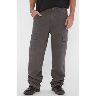 Guess Go Ripstop Panel Mid Rise Cargo Pants in Grey at Nordstrom, Size 31
